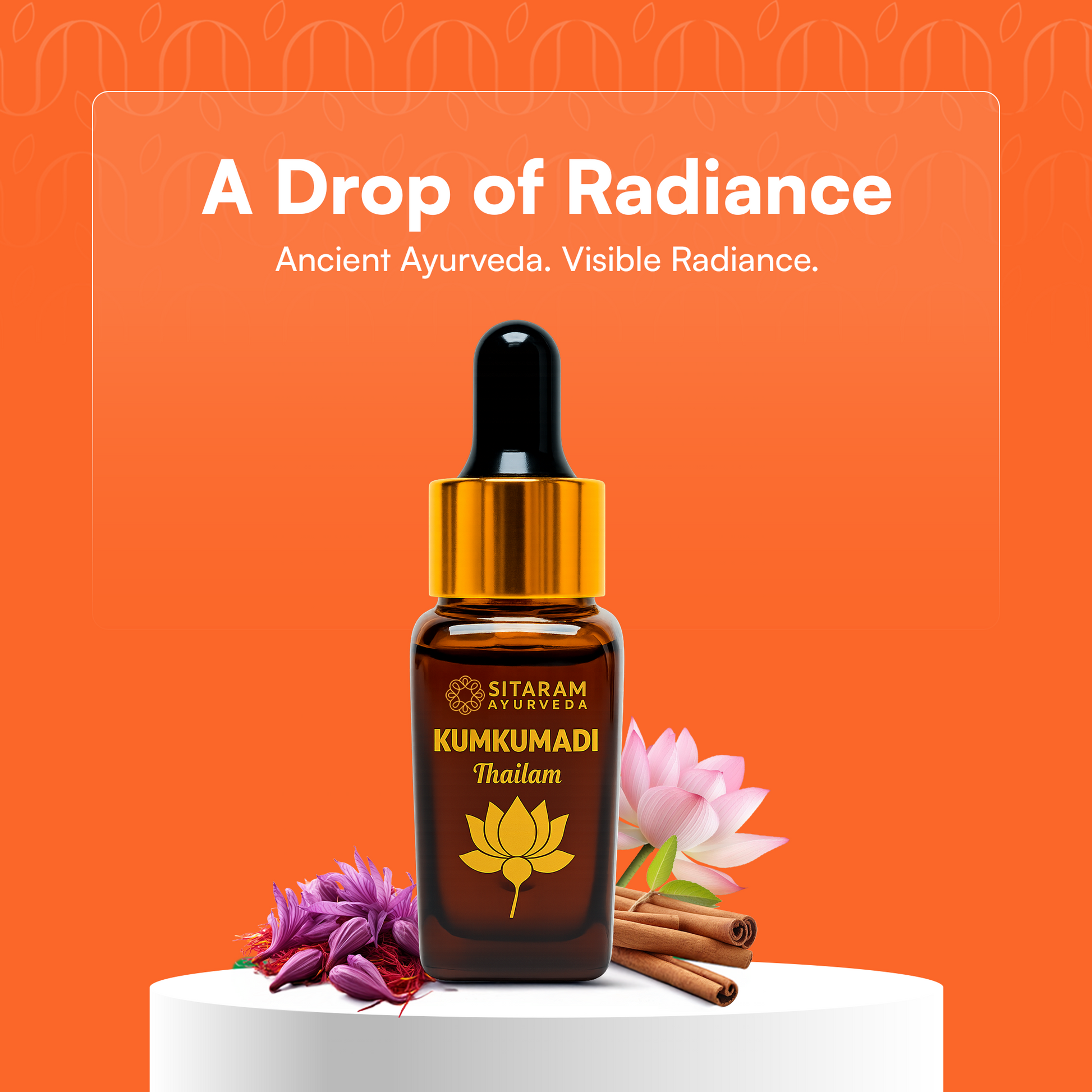 Kumkumadi tailam 10 ML - Sitaram Ayurveda Store