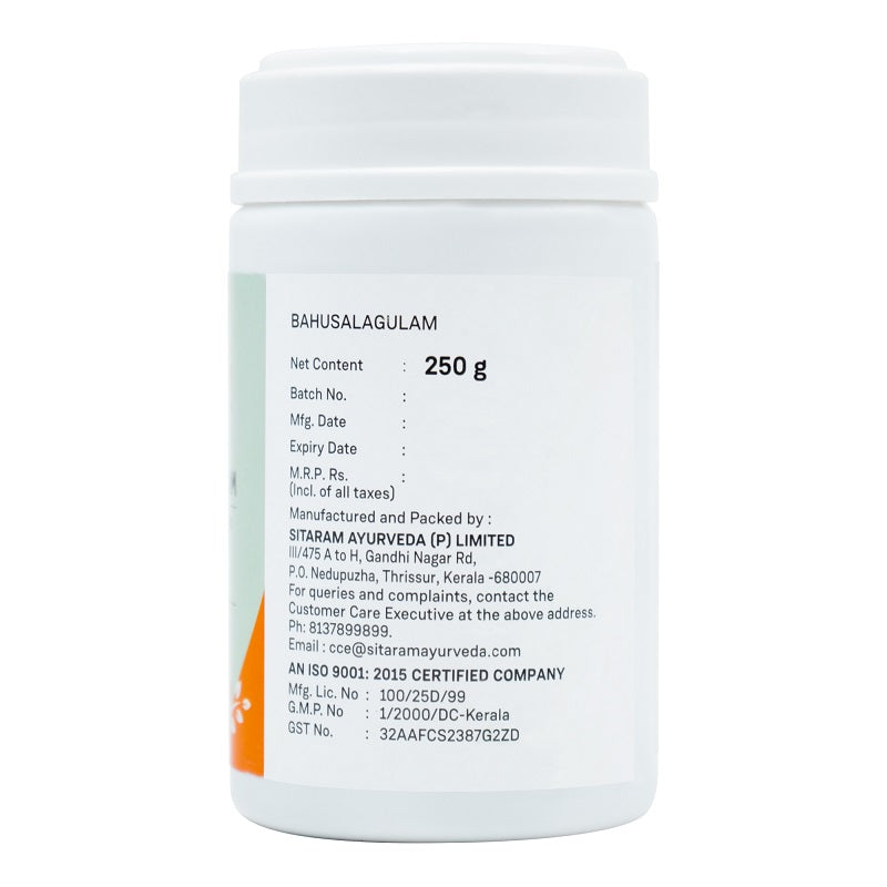 BAHUSALA GULAM 250 GM - Sitaram Ayurveda Store