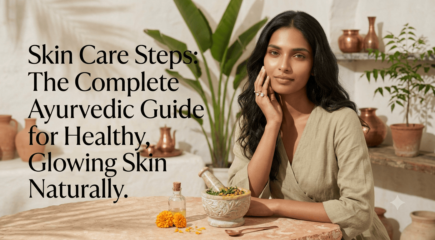 Skin Care Steps: The Complete Ayurvedic Guide for Healthy, Glowing Skin Naturally