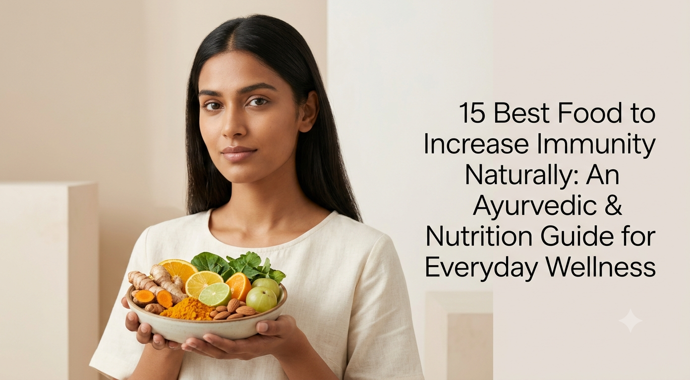 15 Best Food to Increase Immunity Naturally: An Ayurvedic & Nutrition Guide for Everyday Wellness