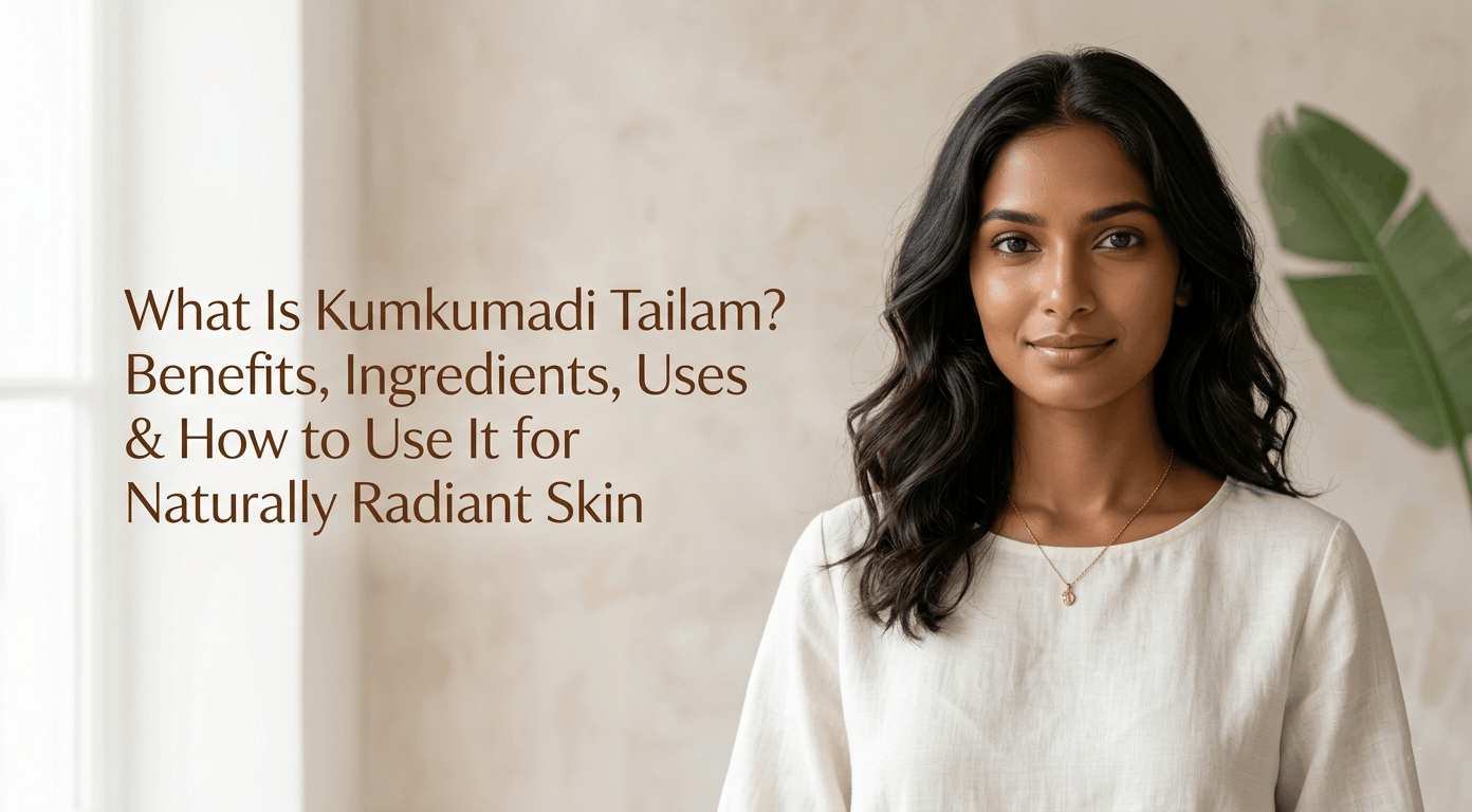 What Is Kumkumadi Tailam? Benefits, Ingredients, Uses & How to Use It for Naturally Radiant Skin