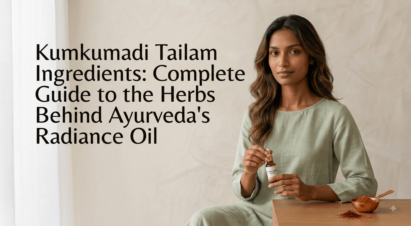 Kumkumadi Tailam Ingredients: Complete Guide to the Herbs Behind Ayurveda's Radiance Oil