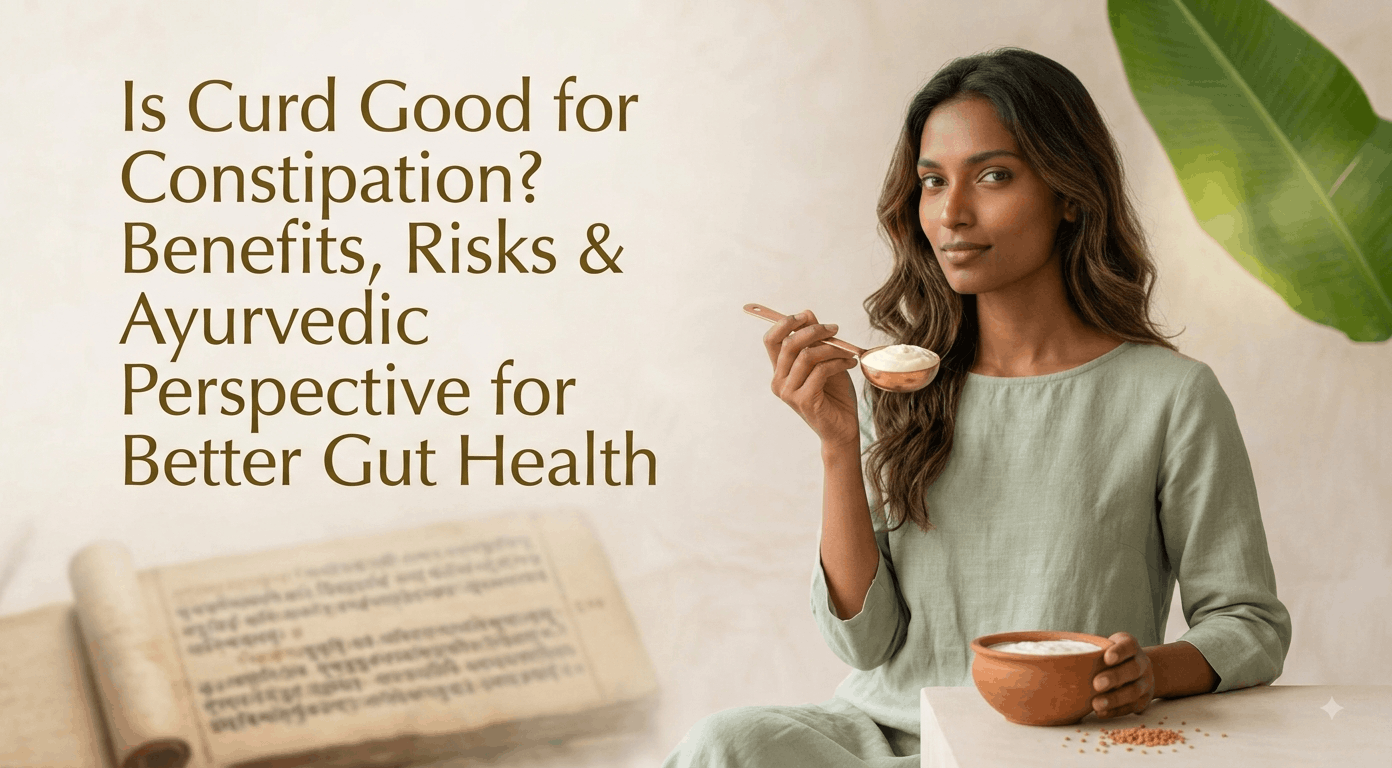 Is Curd Good for Constipation? Benefits, Risks & Ayurvedic Perspective for Better Gut Health