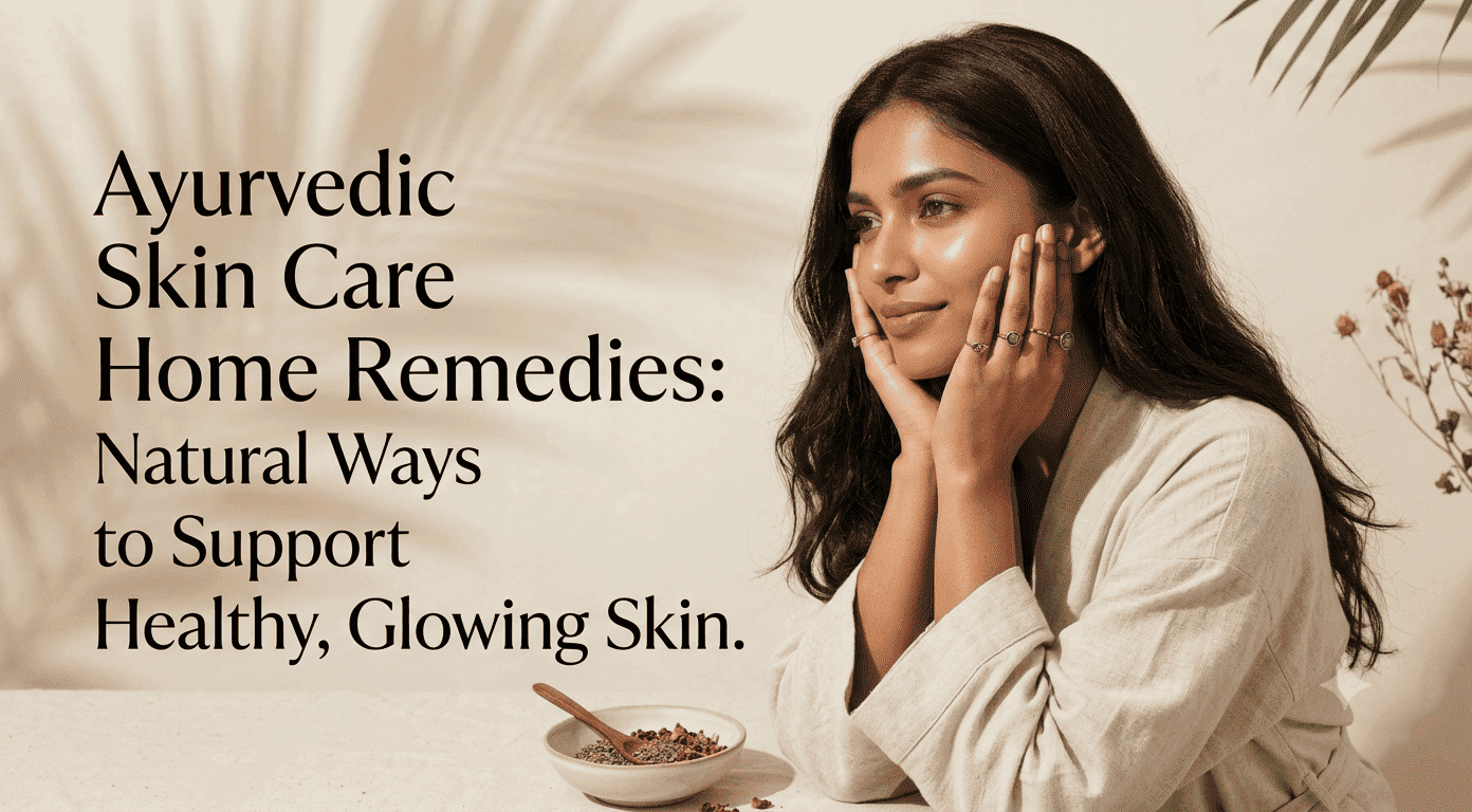 Ayurvedic Skin Care Home Remedies: Natural Ways to Support Healthy, Glowing Skin