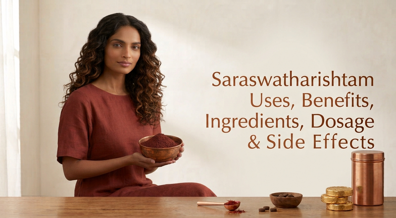 Saraswatharishtam Uses, Benefits, Ingredients, Dosage & Side Effects
