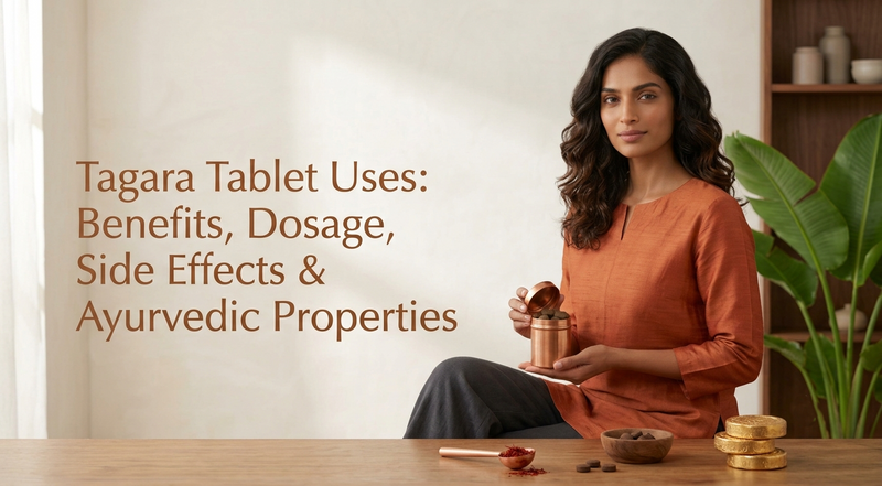 Tagara Tablet Uses: Benefits, Dosage, Side Effects & Ayurvedic Properties