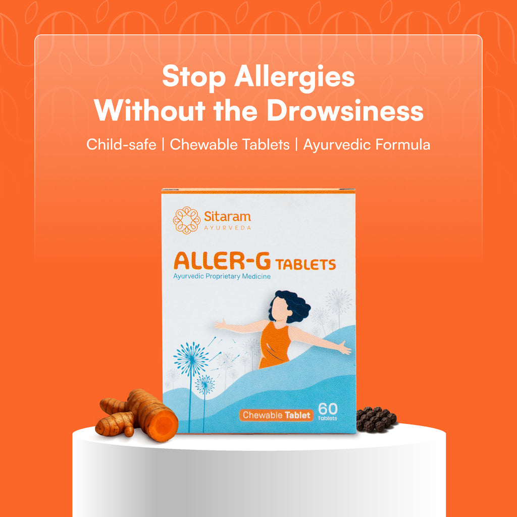 Aller-G Tablets -60 Nos - Sitaram Ayurveda Store