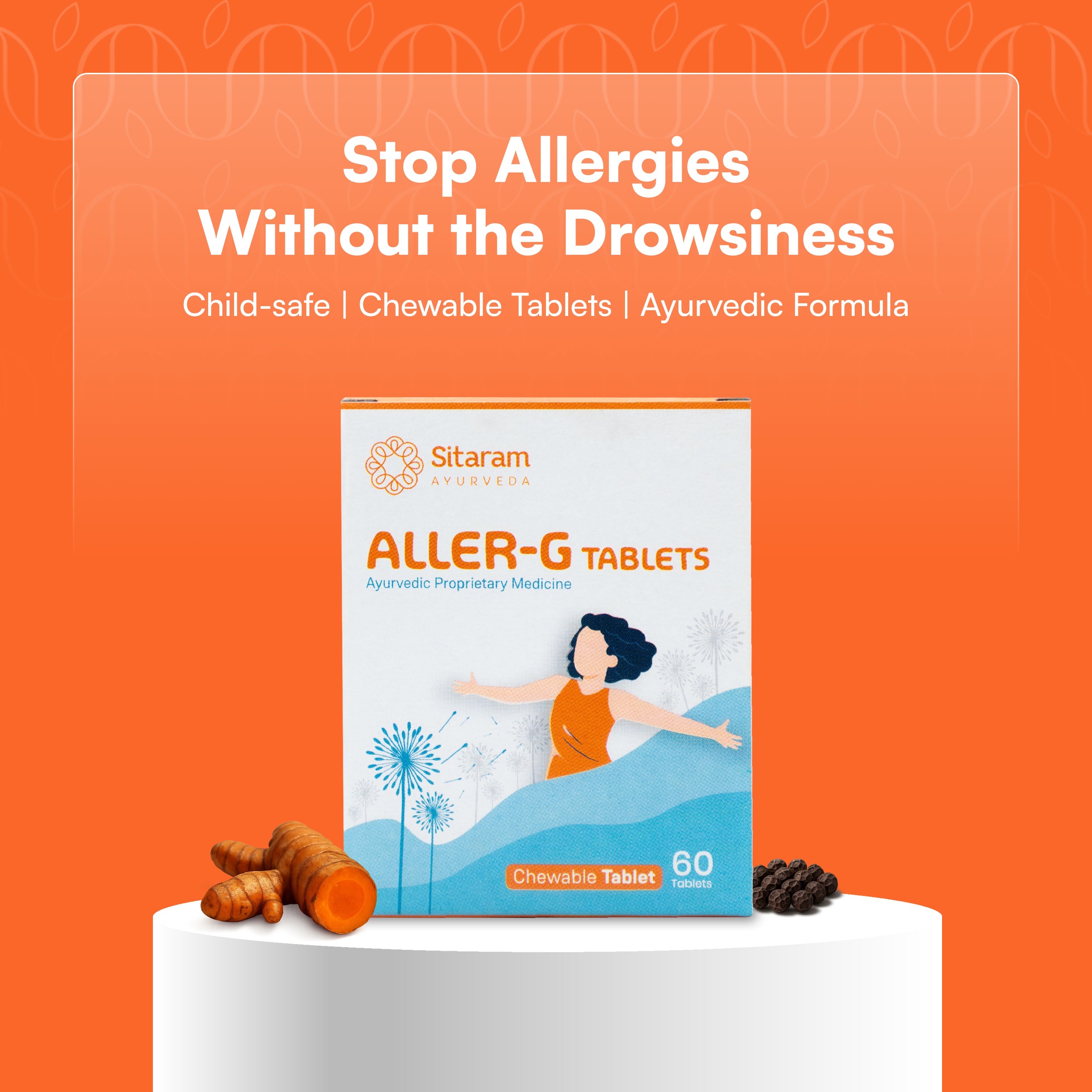 Aller-G Tablets -60 Nos - Sitaram Ayurveda Store