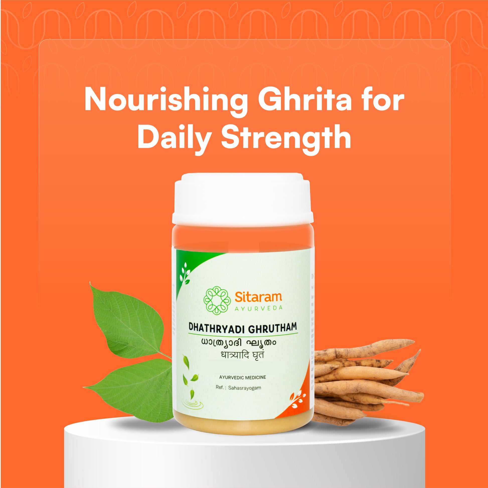 105 DHATRYADI GHRITA 150 GM, Sitaram Ayurveda Thrissur 