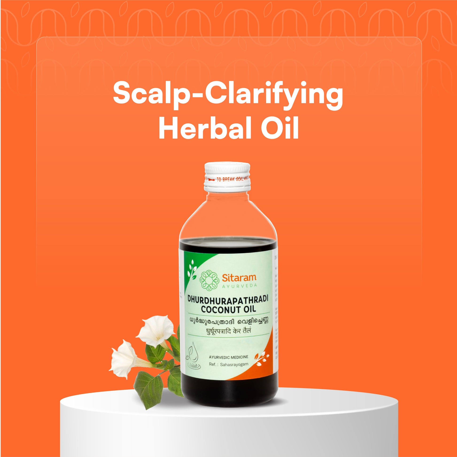 107 DHURDHOORAPATHRADI KERA THAILAM 200 ML, Sitaram Ayurveda Thrissur 