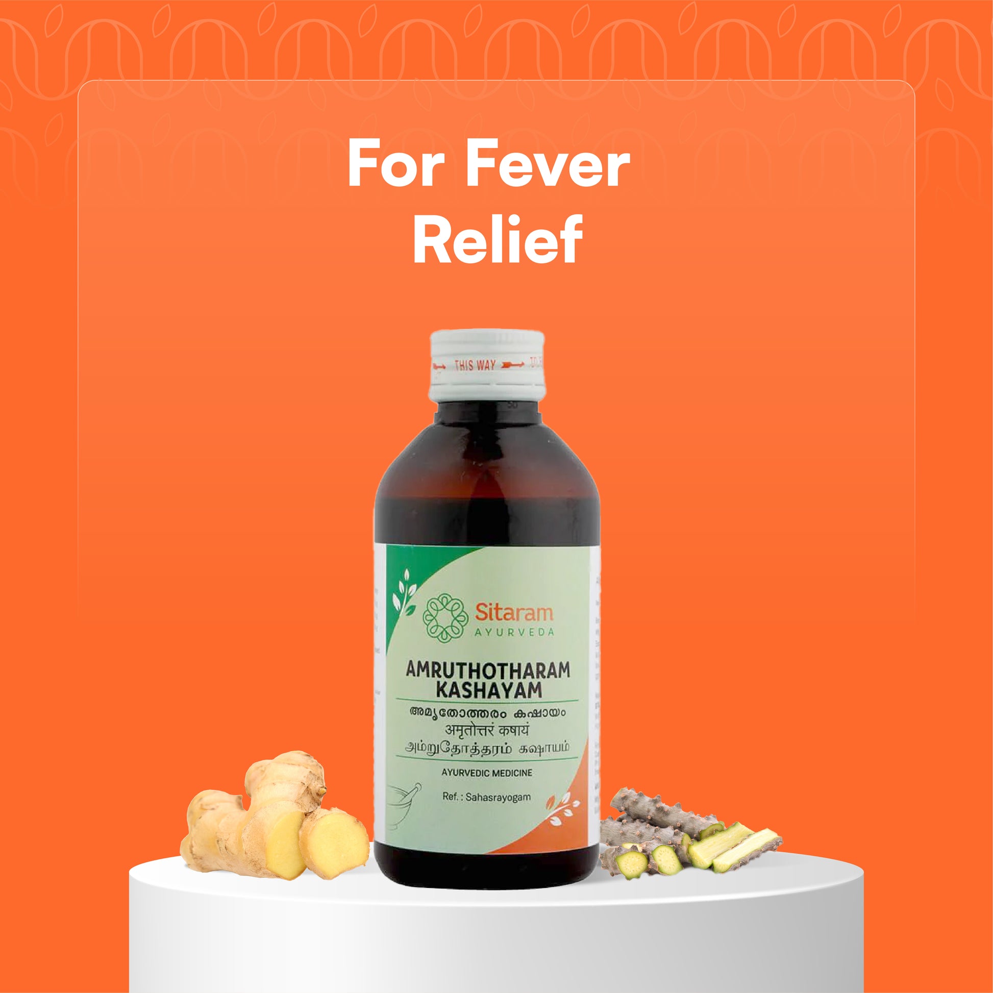 AMRUTHOTHARAM KASHAYAM 200 ML - Sitaram Ayurveda Store