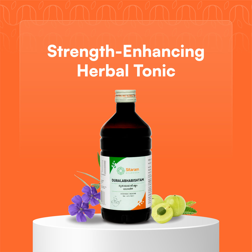 117 DURALABHARISHTAM 450 ML, Sitaram Ayurveda Thrissur 