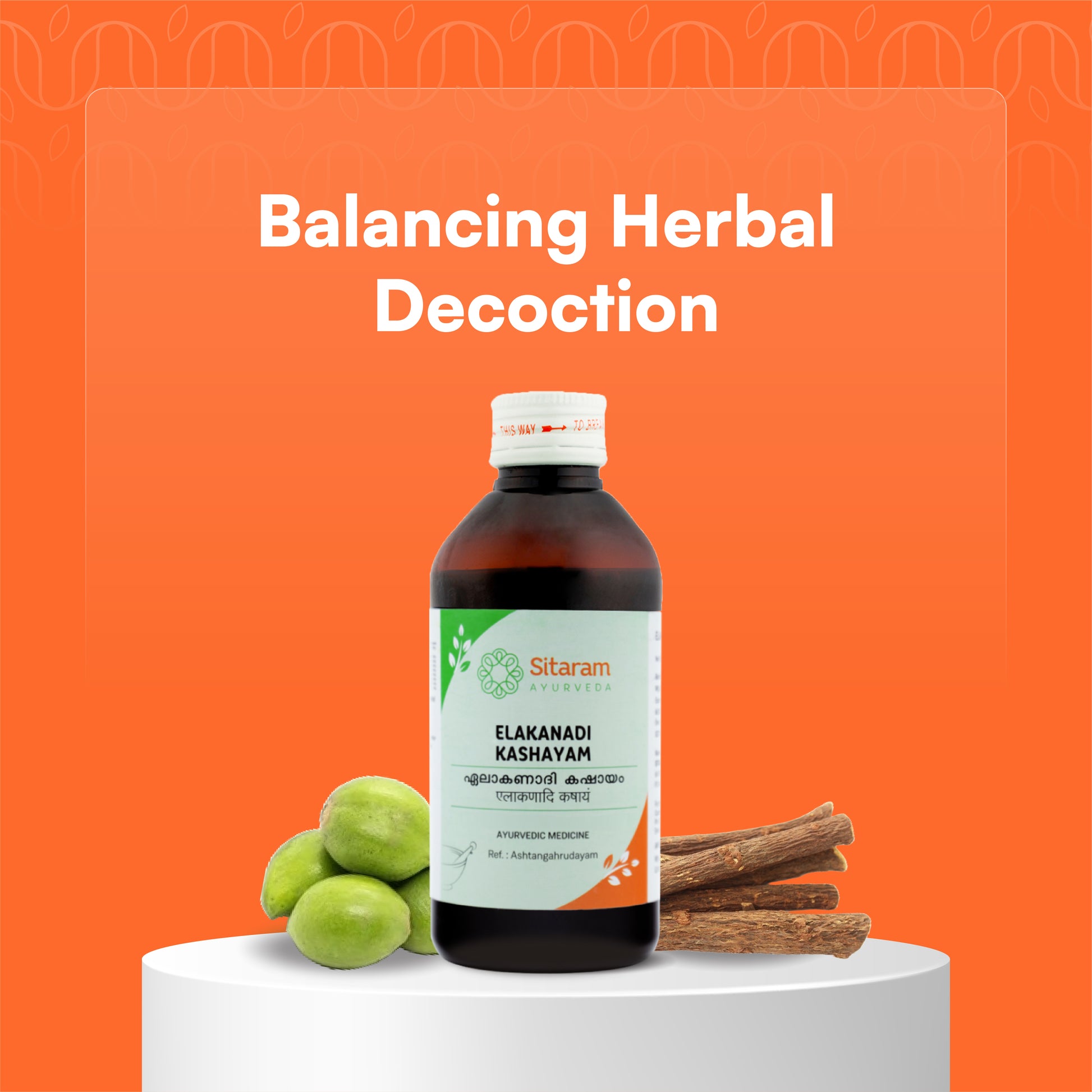 123 ELAKANADI KASHAYAM 200 ML, Sitaram Ayurveda Thrissur 