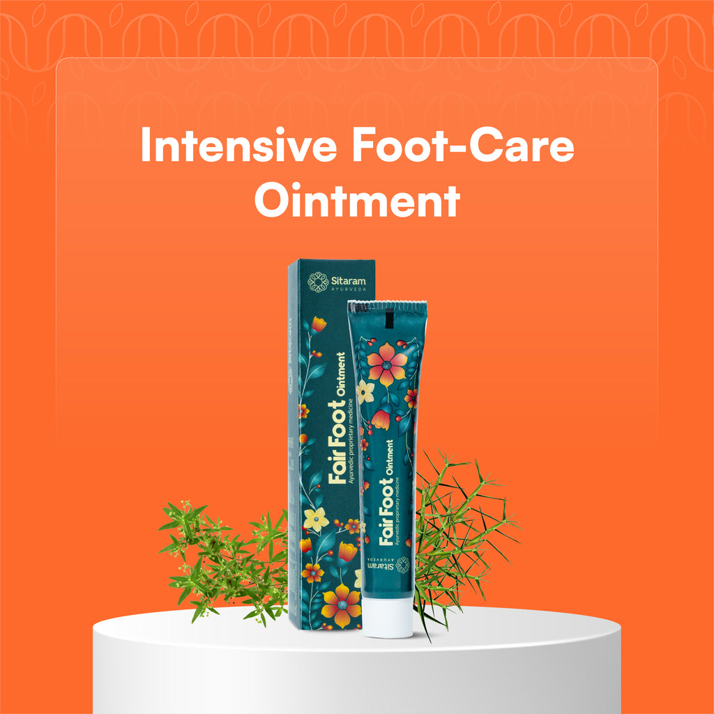125 FAIR FOOT OINTMENT 15 GMS (Pack of 4), Sitaram Ayurveda Thrissur 