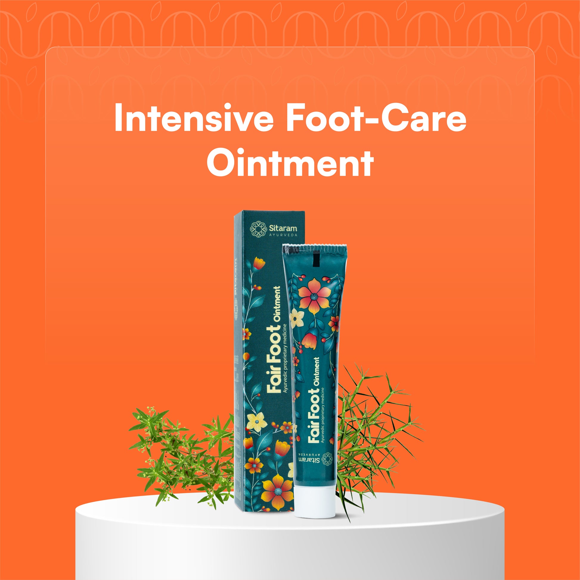 125 FAIR FOOT OINTMENT 15 GMS (Pack of 4), Sitaram Ayurveda Thrissur 