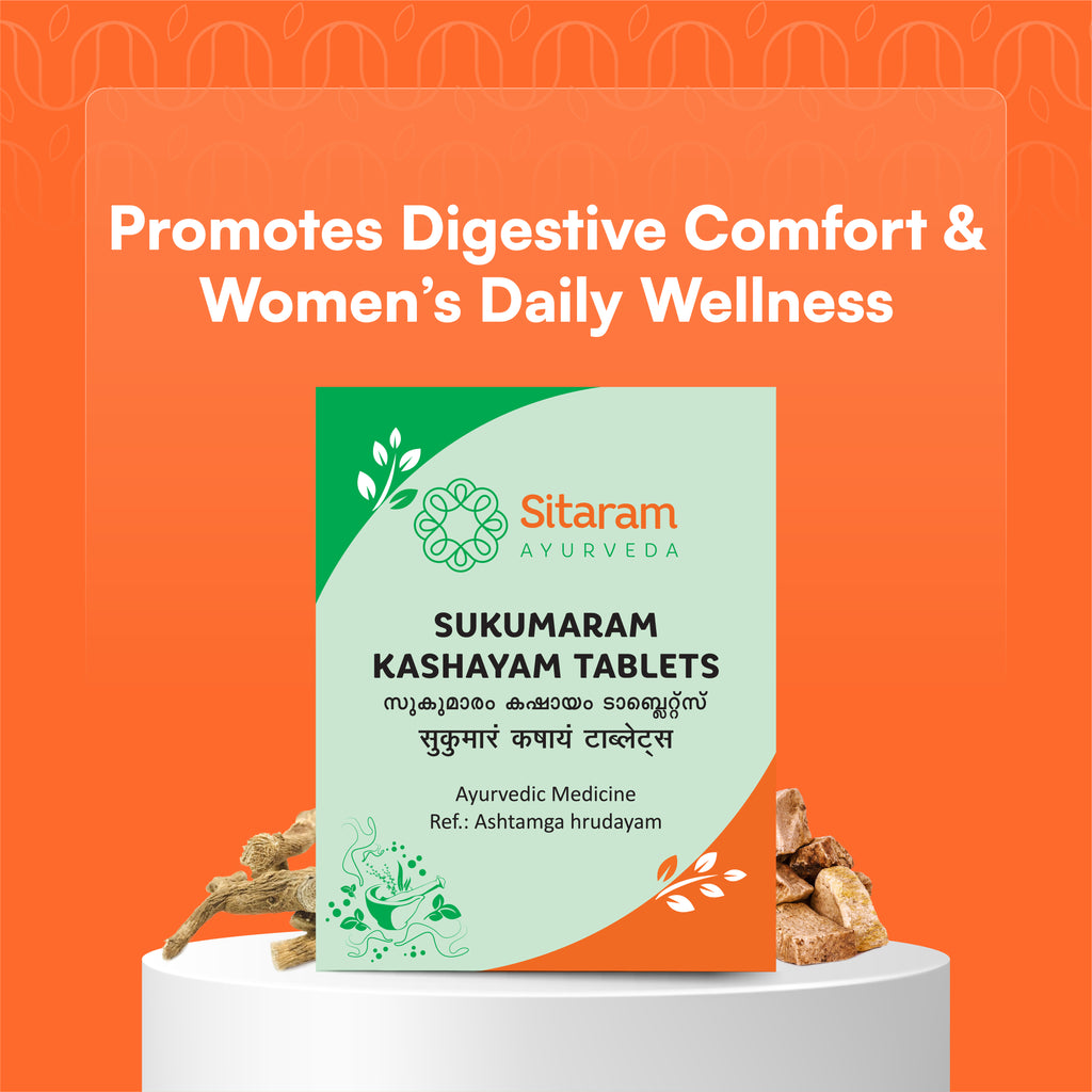 127 SUKUMARAM KASHAYAM TABLET 50 NOS,  Sitaram Ayuveda Thrissur 