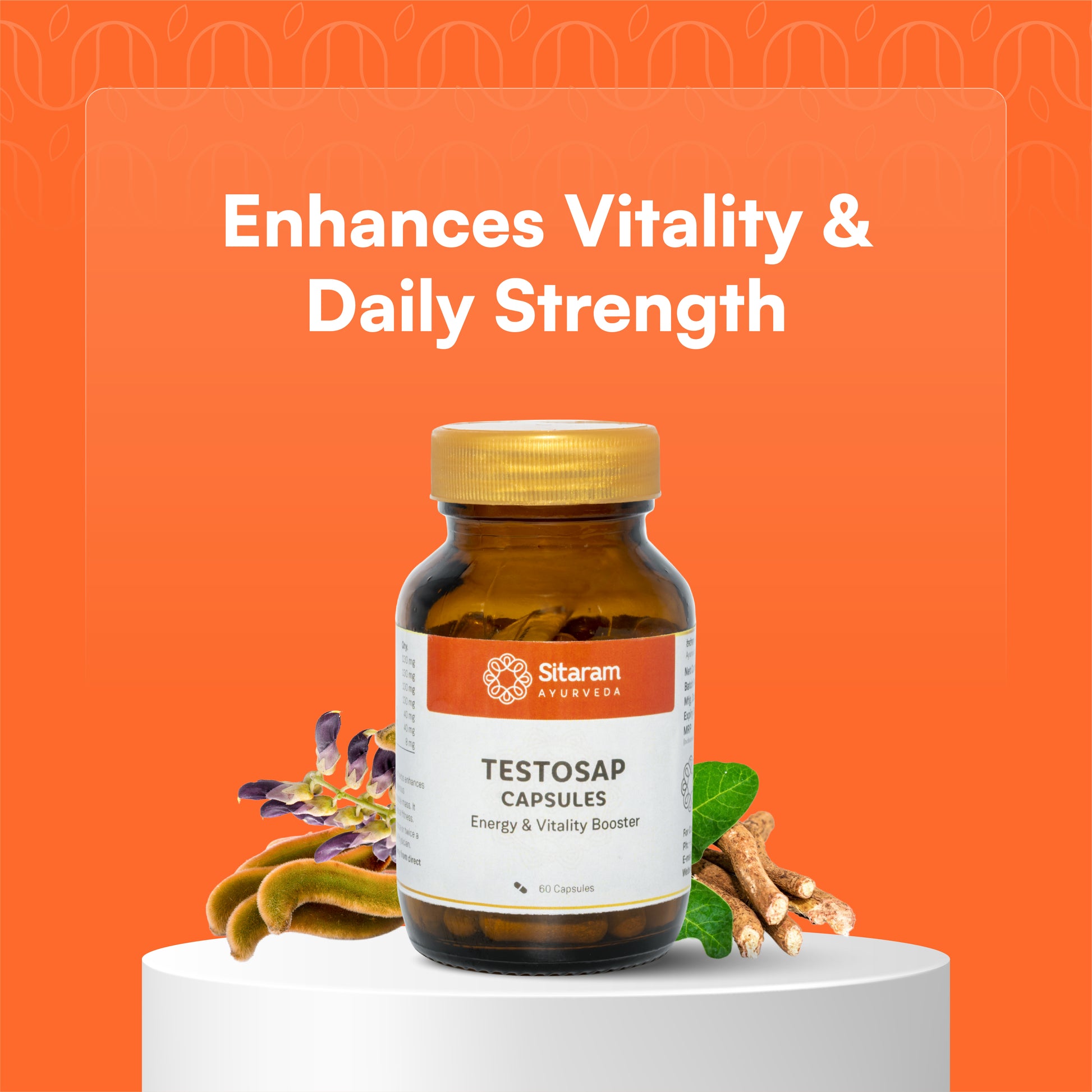 133 TESTOSAP - 60 CAPSULES, Sitaram Ayurveda Ecommerce 