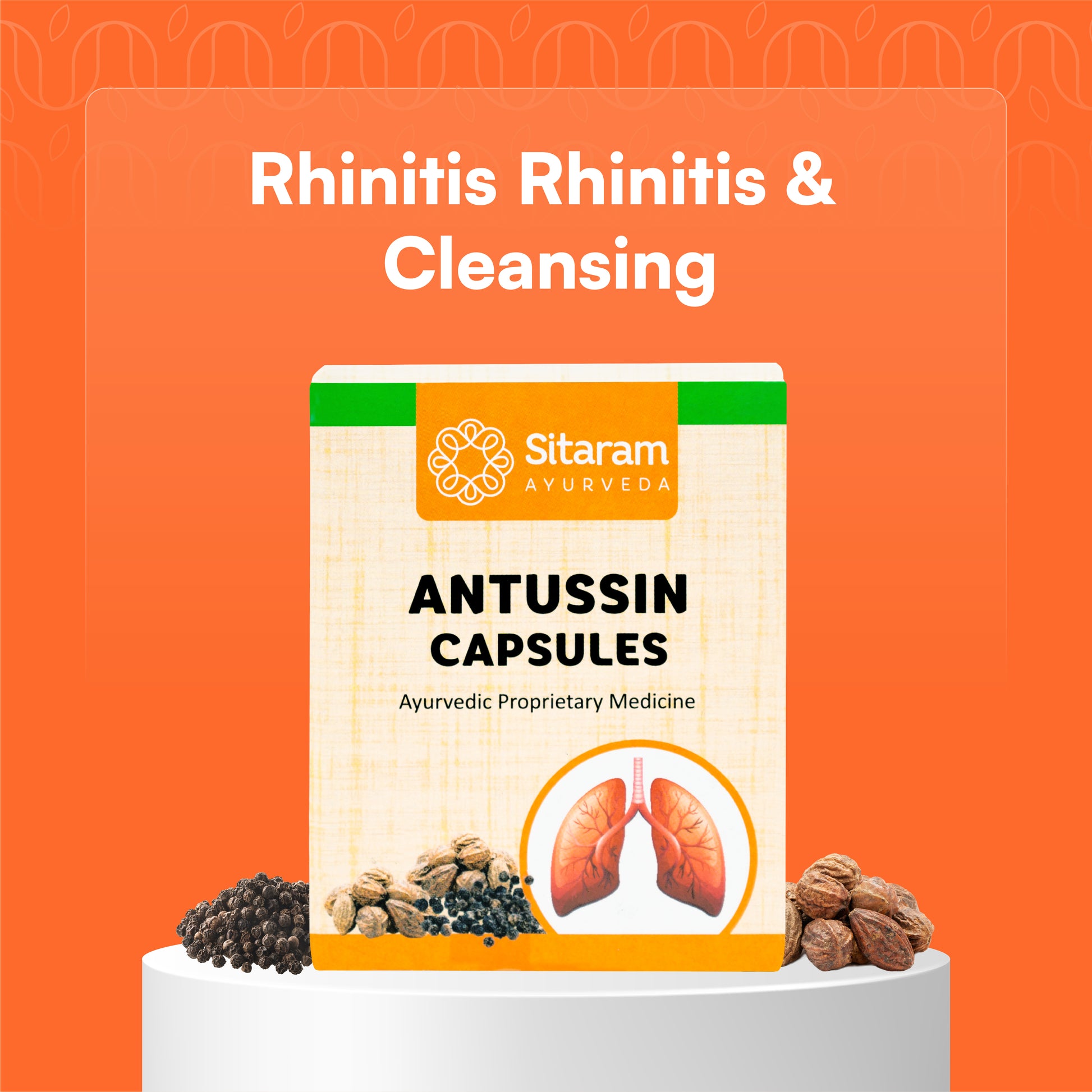ANTUSSIN CAPSULE 50 NOS - Sitaram Ayurveda Store