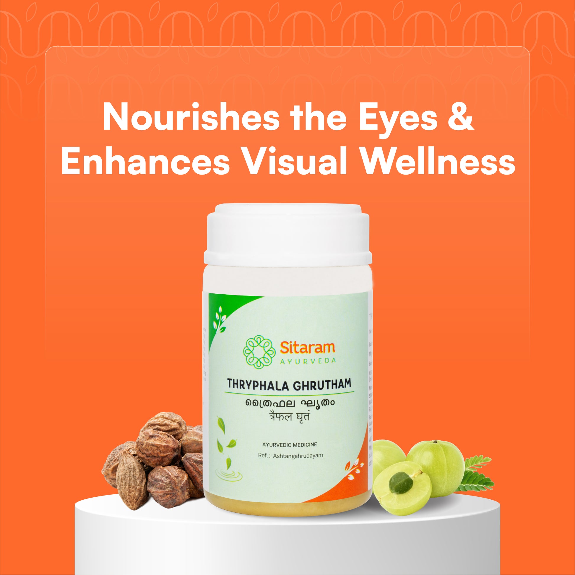 141 THRYPHALA GHRITAM 150 GM, Sitaram Ayurveda Ecommerce