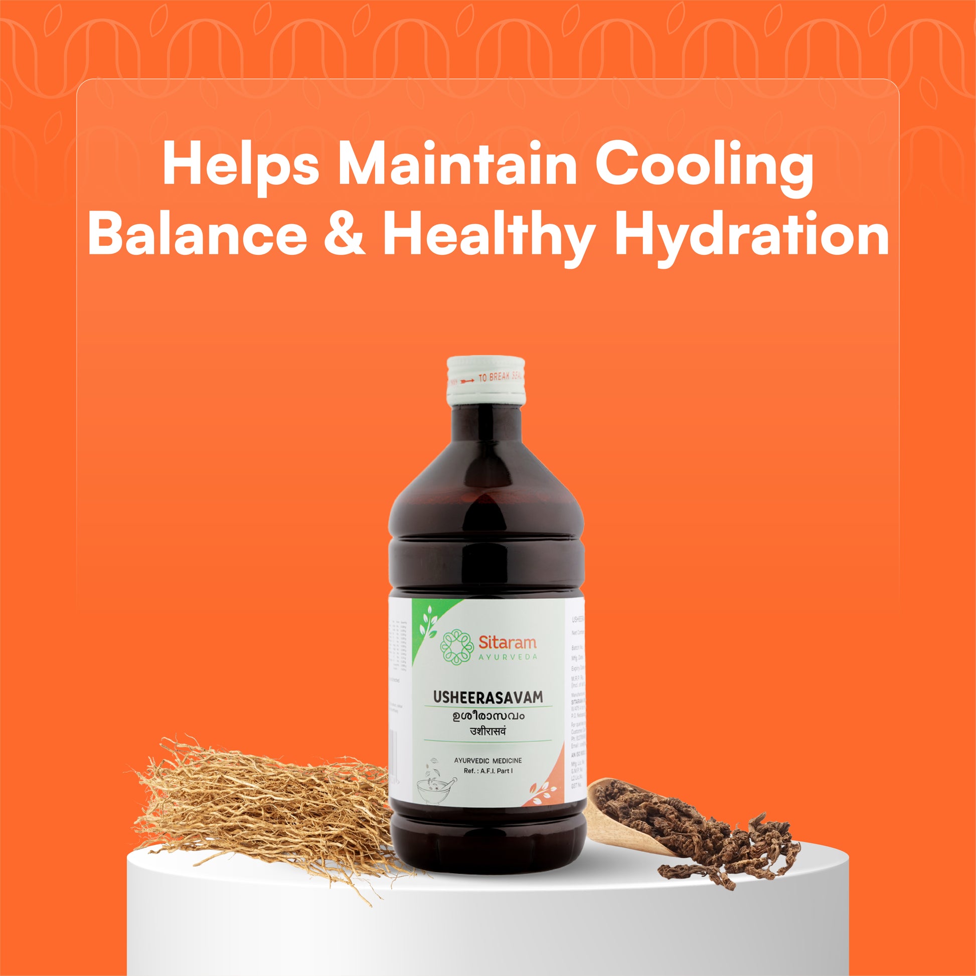 151 USHEERASAVA 450 ML, Sitaram Ayurveda - Online Store 
