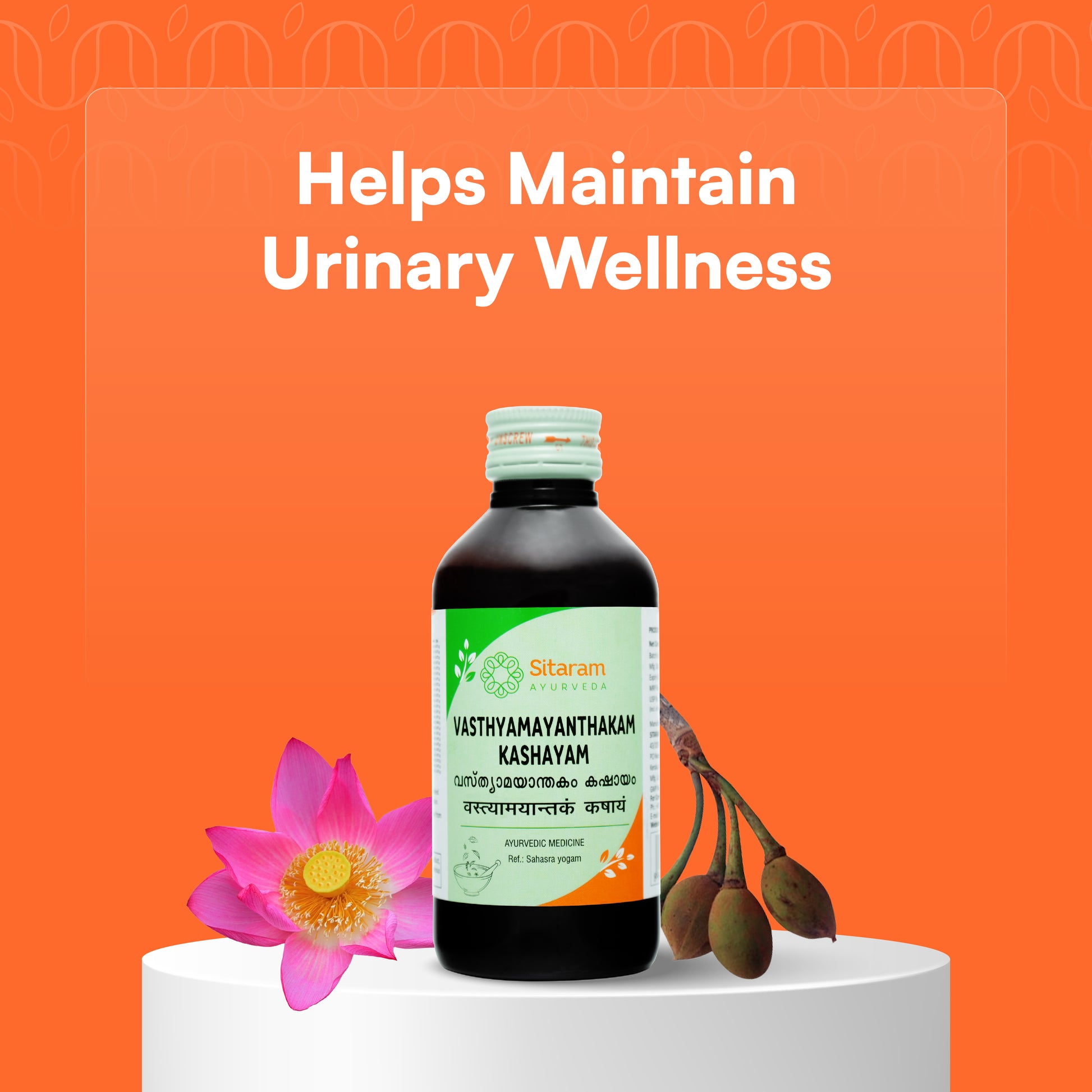 162 VASTHYAMAYANTHAKAM KASHAYAM 200 ML, Sitaram Ayurveda - Online Store 