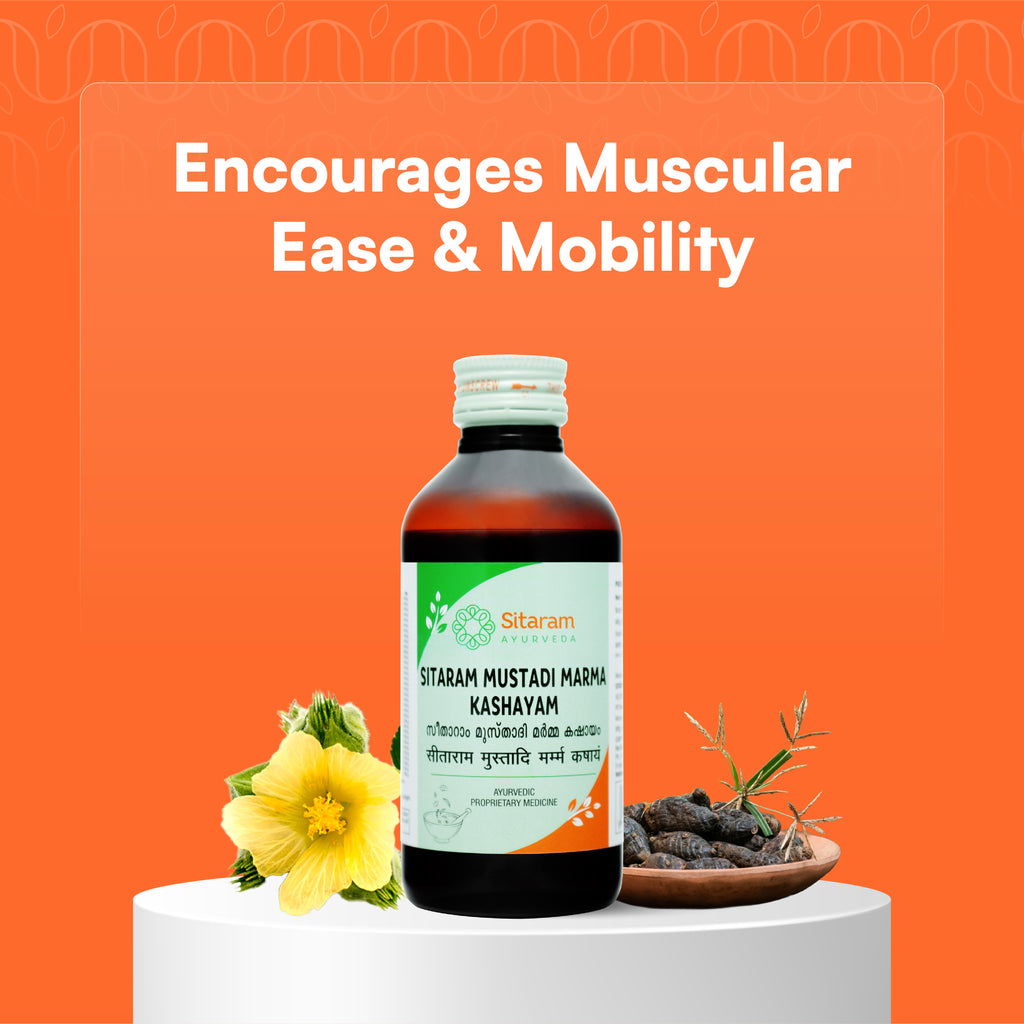 179 MUSTADI MARMA KASHAYAM 200 ML, Sitaram Ayurveda - Online Store 