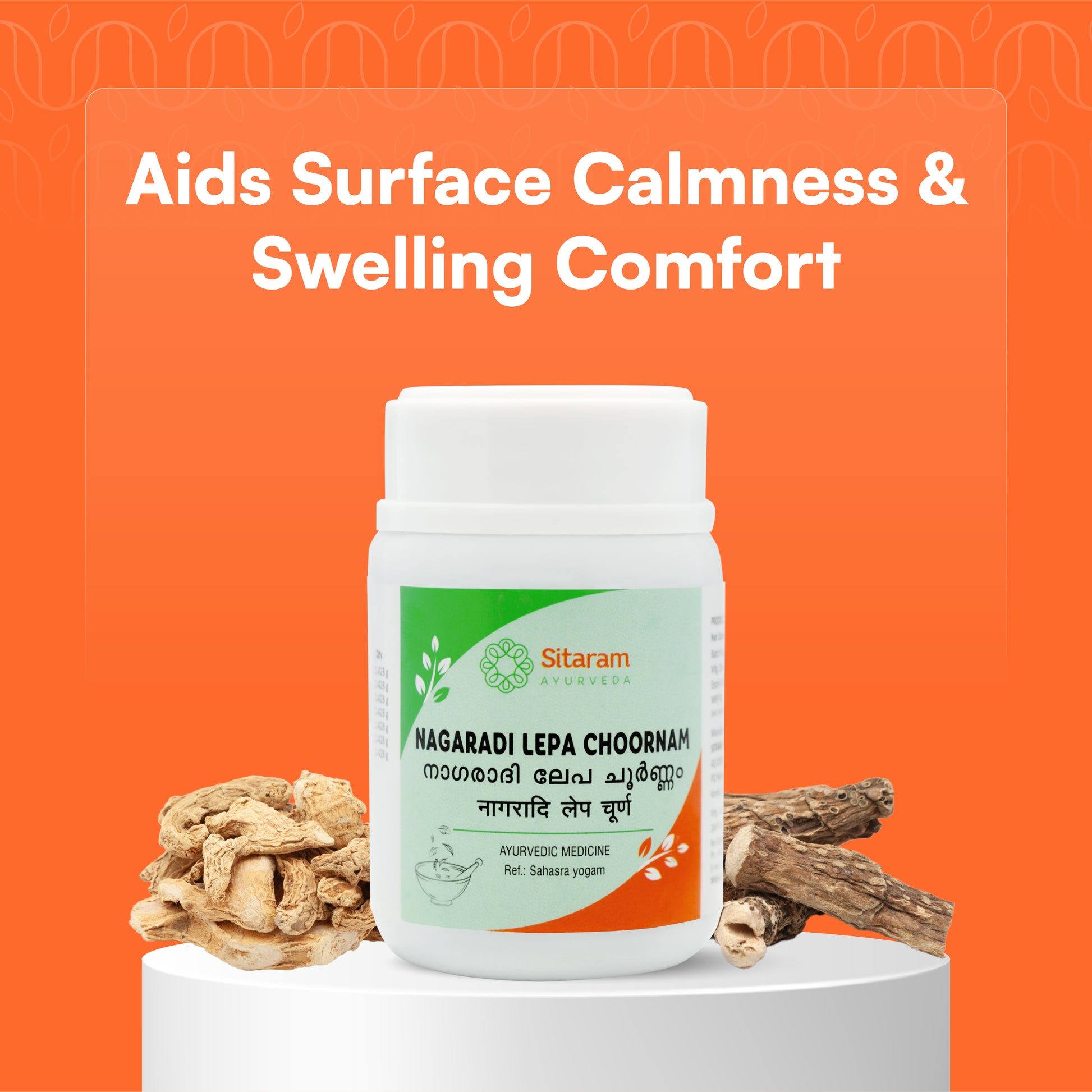 182 NAGARADI LEPA CHOORNAM 50 GM, Sitaram Ayurveda - Online Store 