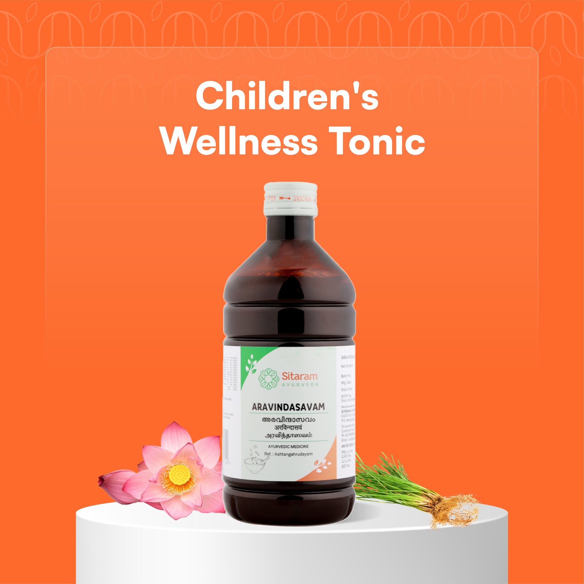 ARAVINDASAVAM 450 ML - Sitaram Ayurveda Store