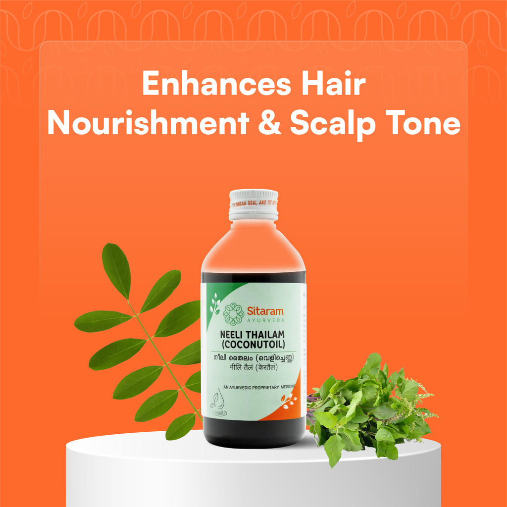 200 NEELI TAILAM HAIR OIL 200 ML, Sitaram Ayurveda - Online Store 