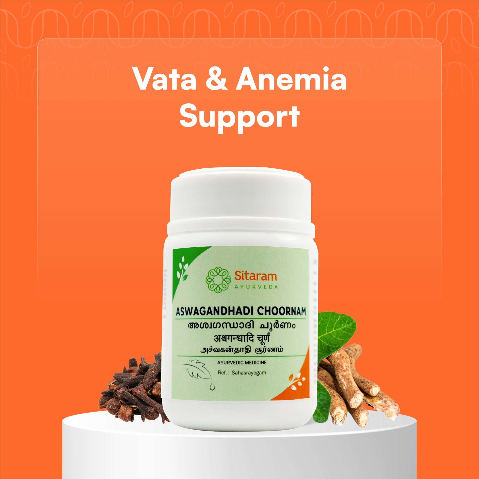 ASWAGANDHADI CHOORNAM 50 GM - Sitaram Ayurveda Store