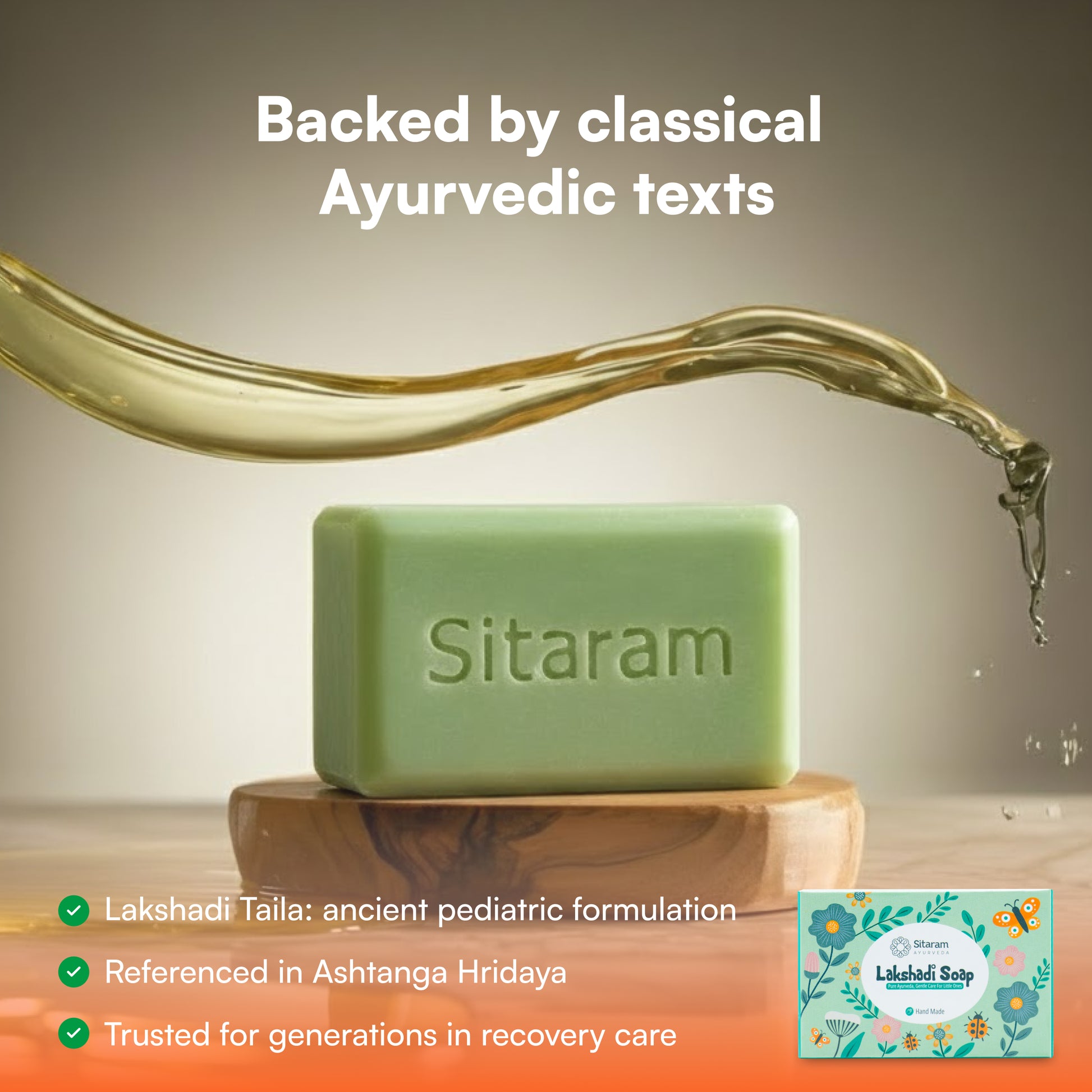 Lakshadi Soap 75 Gram - Sitaram Ayurveda Store