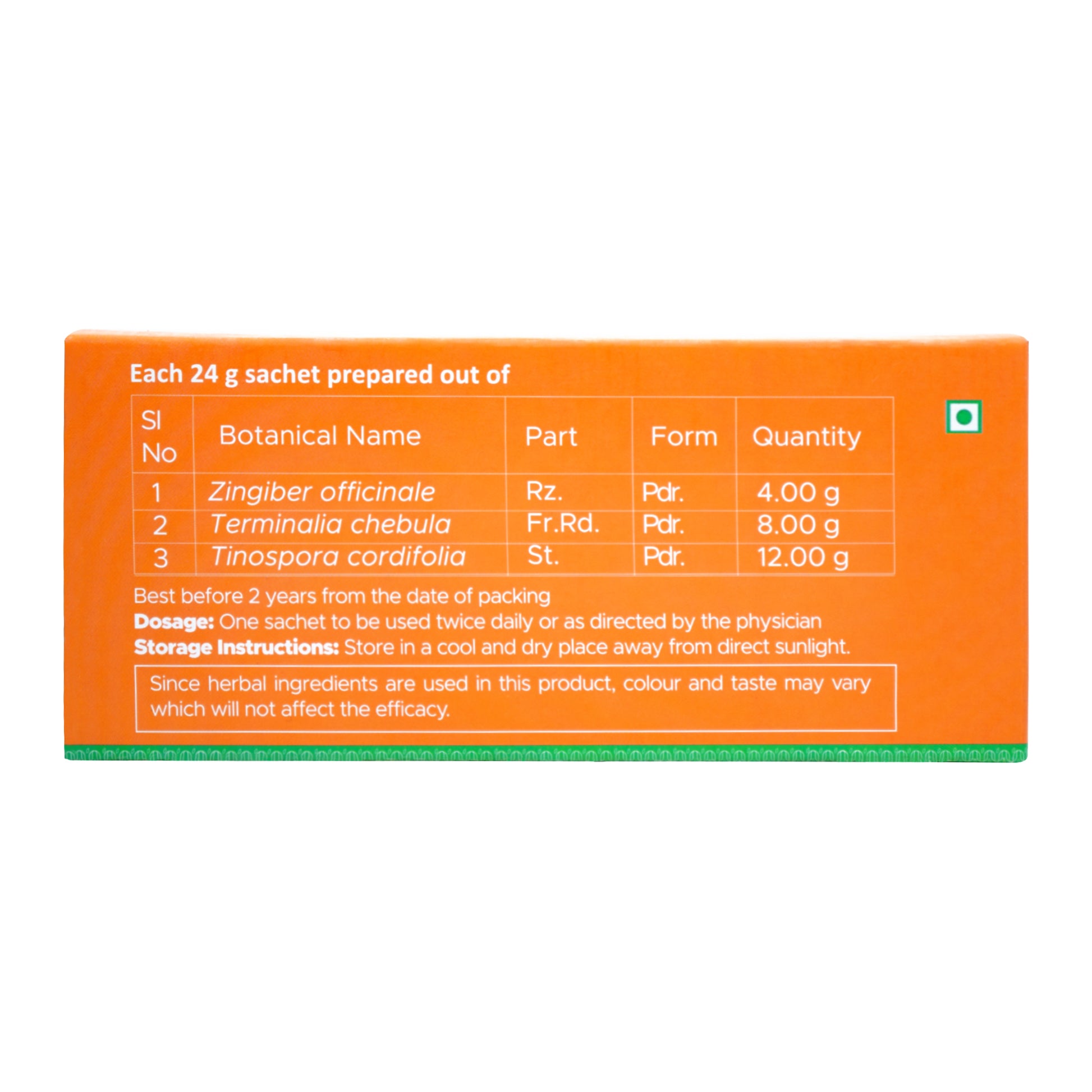 AMRUTHOTHARAM KASHAYAM SACHET 336GM