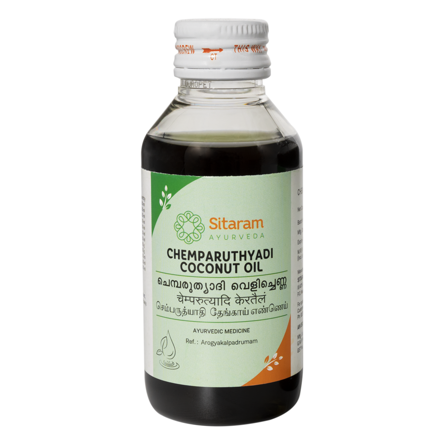 CHEMPARUTHYADI KERA THAILAM 200 ML - Sitaram Ayurveda Store