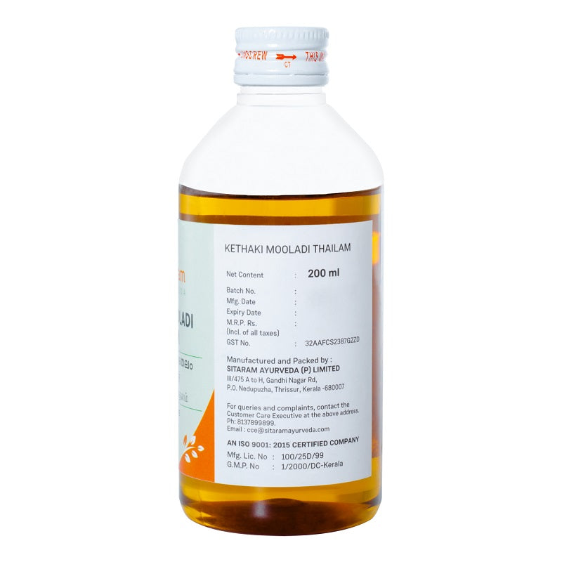 KETHAKIMOOLADI THAILAM 200 ML