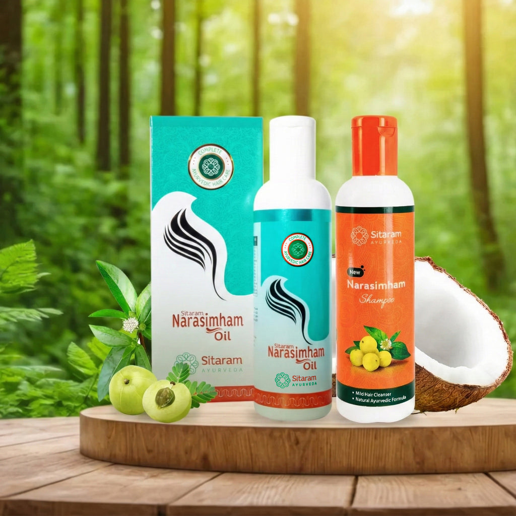 NARASIMHAM HAIR OIL & NARASIMHAM SHAMPOO 100 ML COMBO PACK