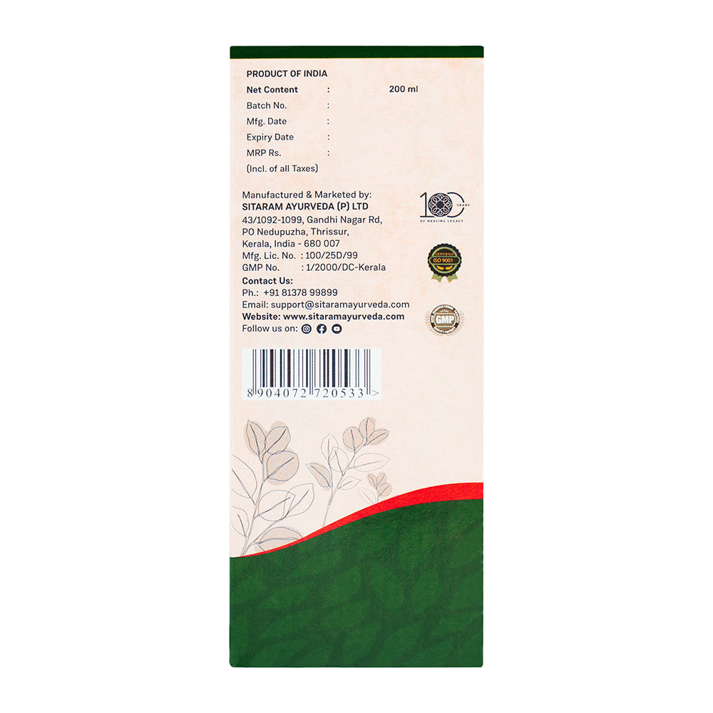 NEELITHULASYADI KASHAYA 200 ML