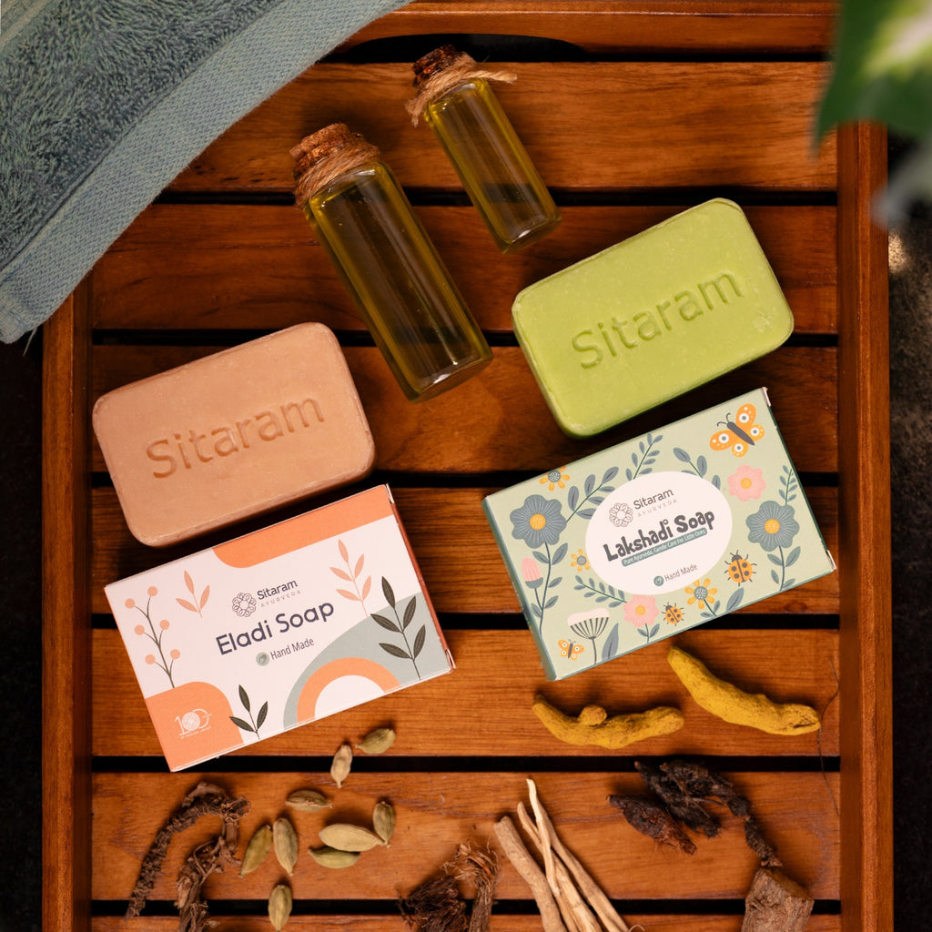 ELADI SOAP & LAKSHADI SOAP COMBO PACK - Sitaram Ayurveda Store
