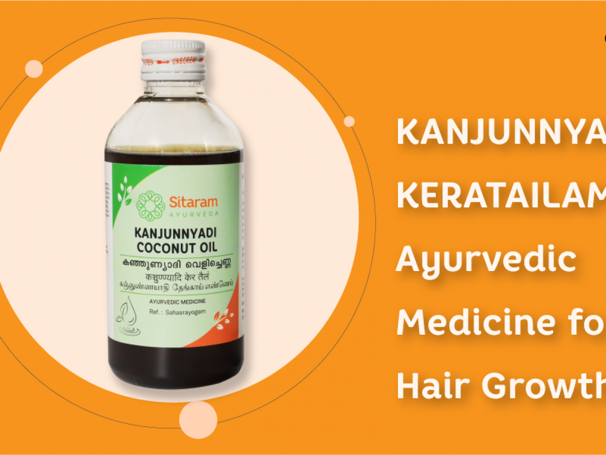 Ayurvedic Oil For Hair Growth  Kanjunnyadi Kera Thailam  Sitaram